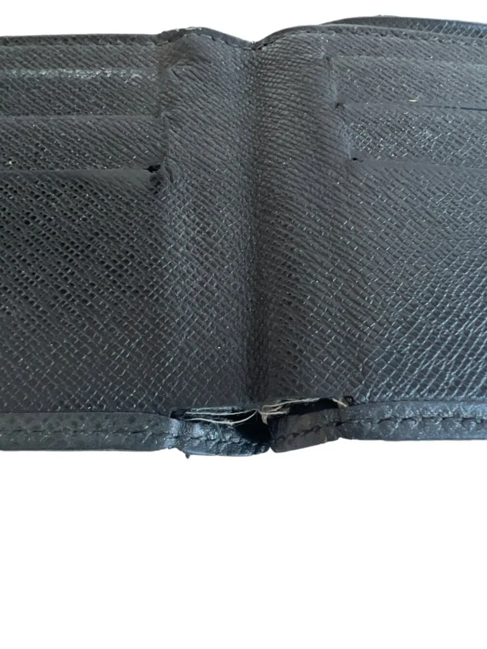Louis Vuitton Black Leather Wallet